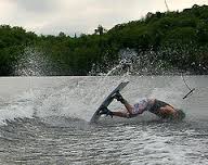 wakeboard face plant